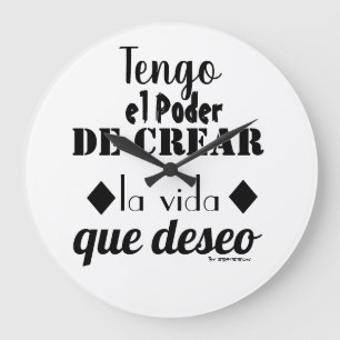 Reloj de Pared Motivacional