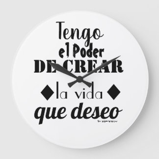 Reloj de Pared Motivacional