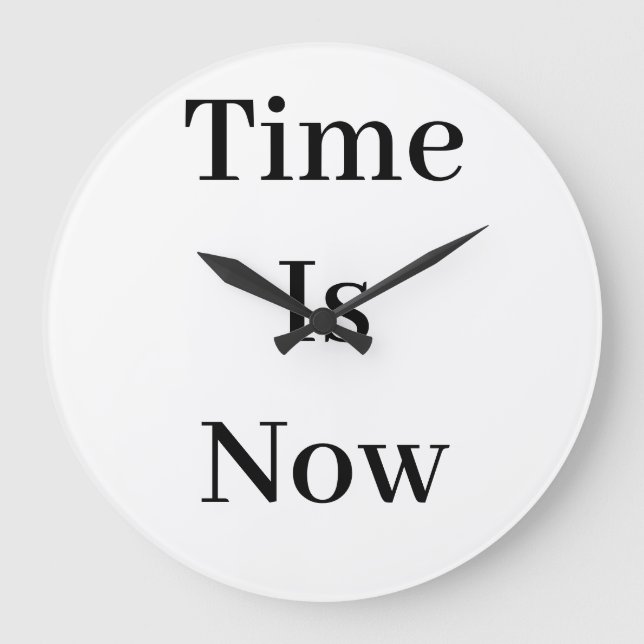 Reloj de pared motivacional (Anverso)
