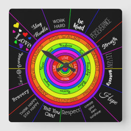 Reloj de pared motivacional y Inspirador