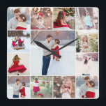 Reloj de pared multiCollage de fotos de moda<br><div class="desc">Reloj de pared multiCollage de fotos de moda.</div>
