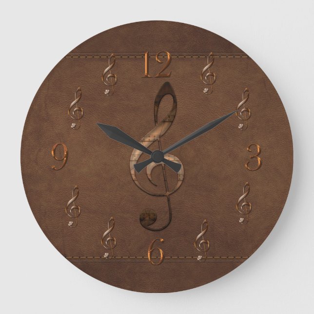 Reloj de pared Música-temático de la imitación de (Anverso)