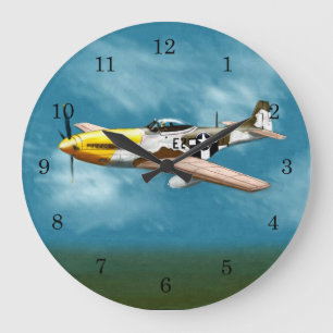 Reloj de pared Mustang P51D