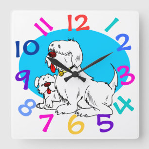 Reloj de pared muy lindo del sitio de niños del