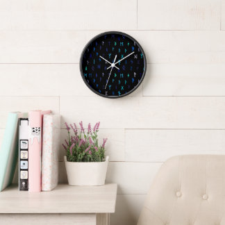 Reloj de Pared Nórdico Nocturno