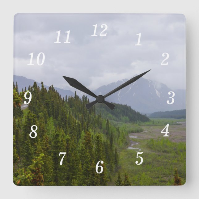 Reloj de pared nublado en Denali (Anverso)