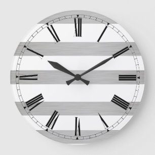 Reloj de pared - Numeración romana Metalizado mode