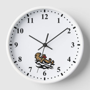 Reloj De Pared Nutria de mar