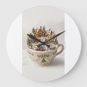 Reloj de pared Océano de Café – Pez Caprichoso en 