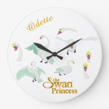 Reloj de pared Odette de la Princesa de Swan