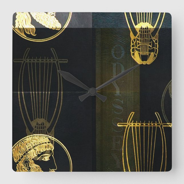 Reloj de pared Odyssey Square (Anverso)