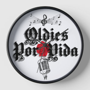 Reloj de Pared Oldies Por Vida