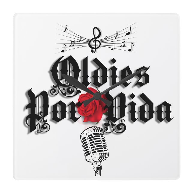 Reloj de Pared Oldies Por Vida (Oldies Por Vida Wall Clock)