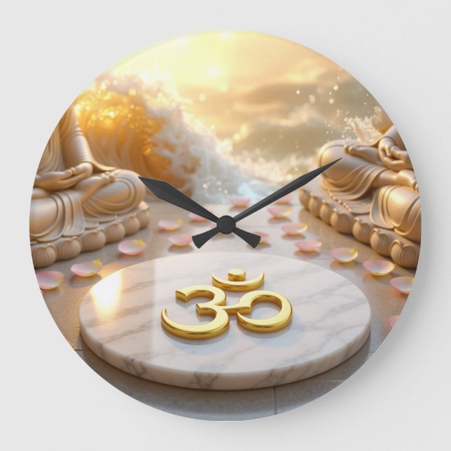 Reloj de pared OM - AUM - BUDISMO ZEN (Anverso)