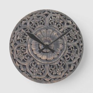 RELOJ DE PARED ORIENTAL DEL VINTAGE