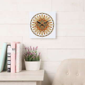 Reloj de pared ornamental Afrohemiano