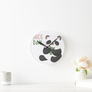 Reloj de Pared Oso de Día Agradable