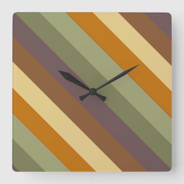 Reloj de pared otoñal decorativo (Anverso)