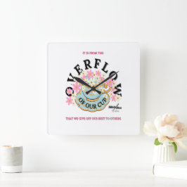 Reloj de pared OVERFLOW de Poet Adiela Akoo