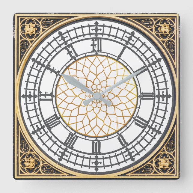 Reloj de pared Pantalla Big Ben (Anverso)