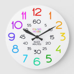 Reloj de Pared para Aula donde los Niños Aprenden