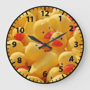 Reloj de pared para baño de niño Pato de Goma