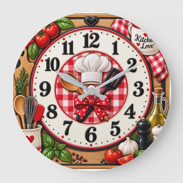 reloj de pared para cocina (Anverso)