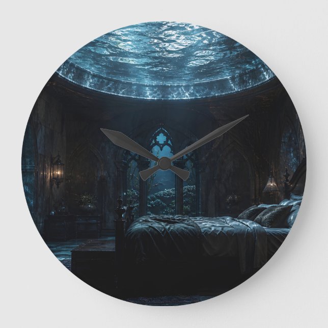 Reloj de pared para dormitorio Cúpula estrellada (Anverso)