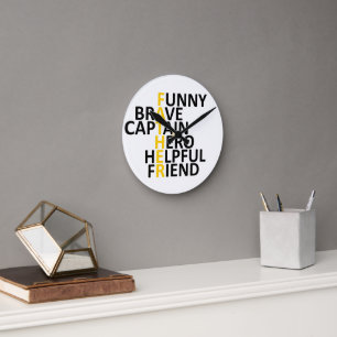Reloj de pared para el Día del Padre