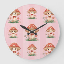 Reloj de pared para habitación acogedora