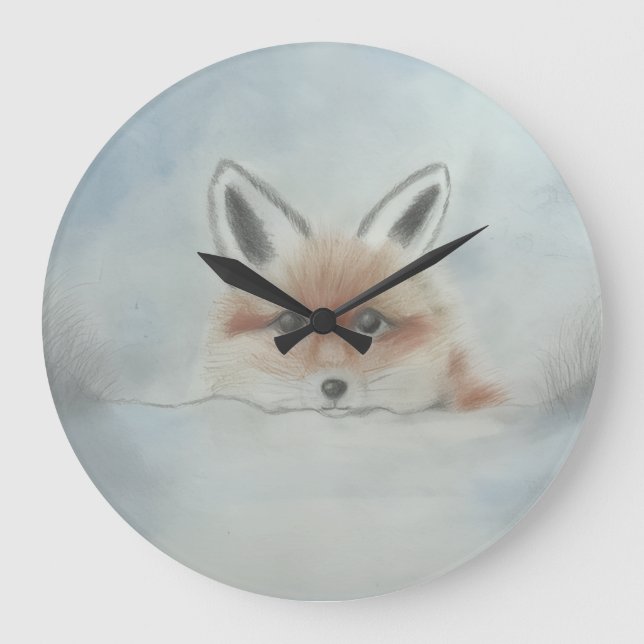 Reloj de pared para habitación de niño (Anverso)