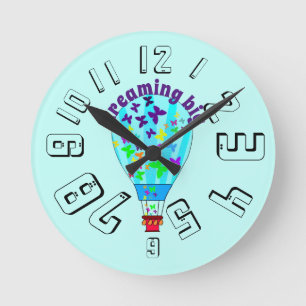 Reloj de pared para las habitaciones para niños