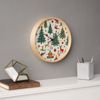 Reloj de pared para navidades