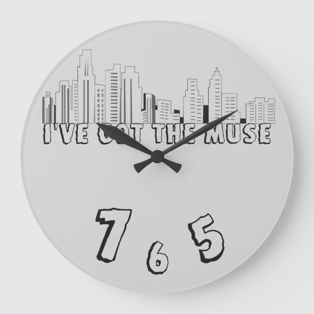 Reloj de pared para niños – divertido decorado par (Anverso)