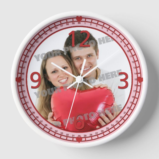 Reloj de pared para novios (Anverso)