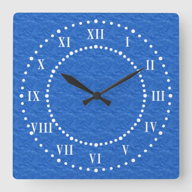 Reloj de pared para números romanos con aspecto az (Anverso)