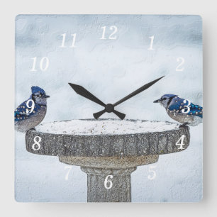Reloj de pared paradisíaca opuesto