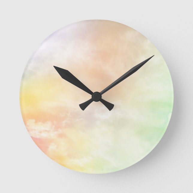 Reloj de pared Pastel. (Anverso)
