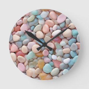 Reloj de pared Pastel Pebbles
