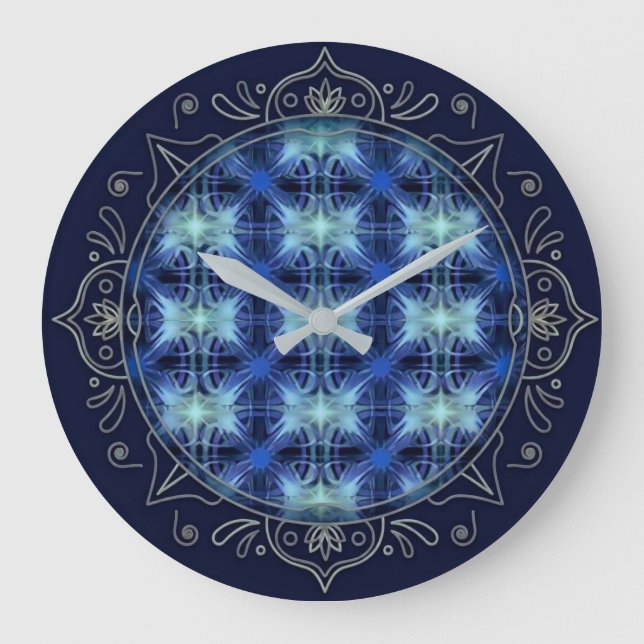 Reloj de pared patrones de luz (Anverso)