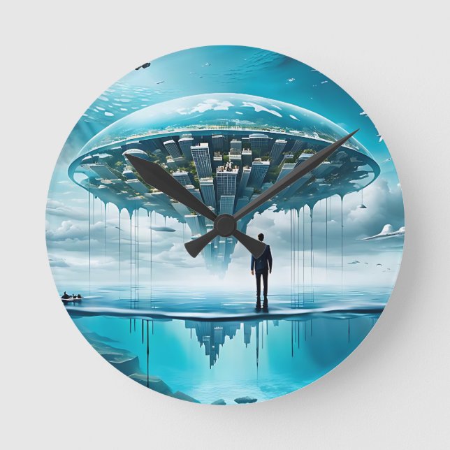 Reloj de pared personalizado (Anverso)