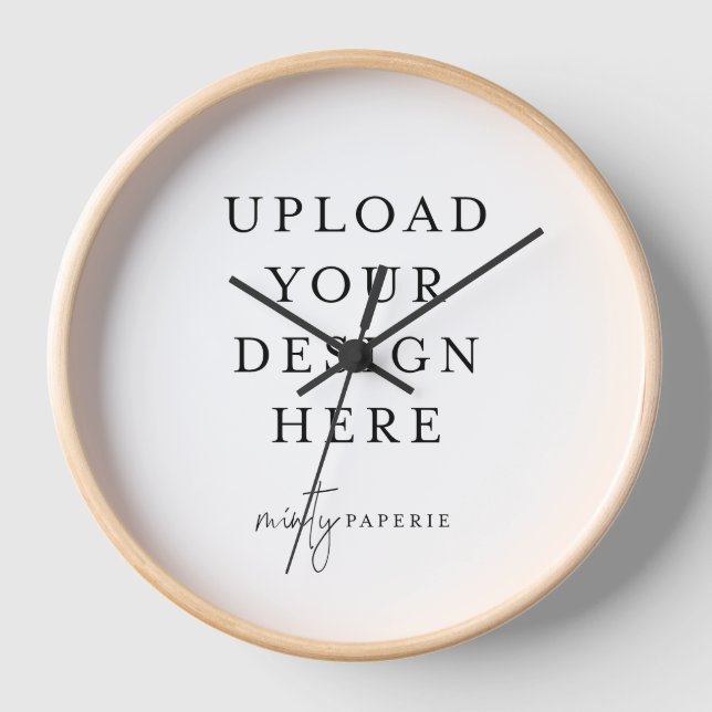 Reloj de pared personalizado (Anverso)