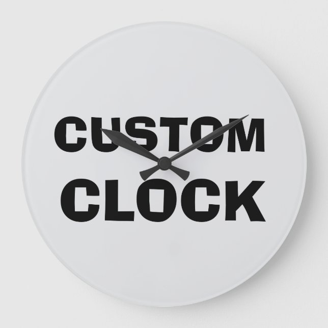 RELOJ DE PARED PERSONALIZADO. (Anverso)