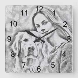Reloj de pared personalizado (Añadir su propia fot