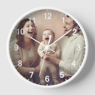Reloj de pared personalizado (Añadir su propia fot
