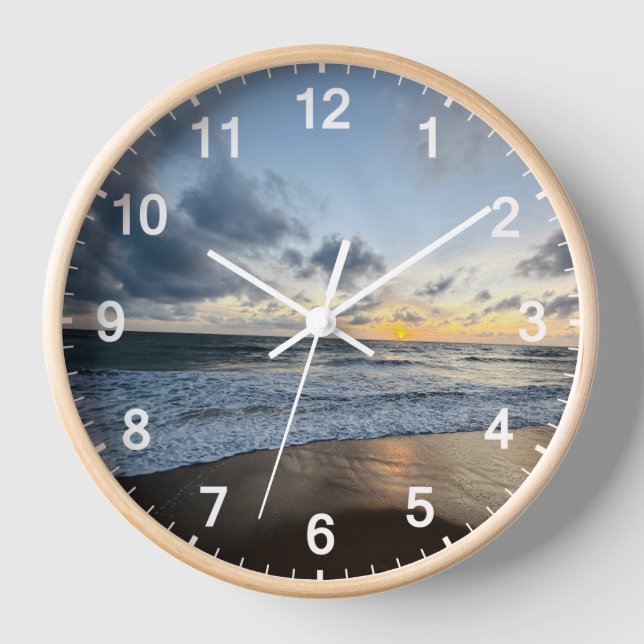 Reloj de pared personalizado (Añadir su propia fot (Anverso)