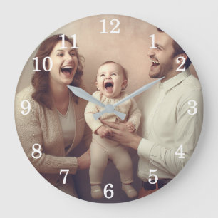 Reloj de pared personalizado (Añadir su propia fot