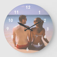 Reloj de pared personalizado (Añadir su propia fot
