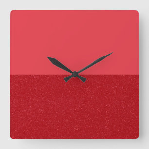Reloj de pared personalizado con mitad mate y mita