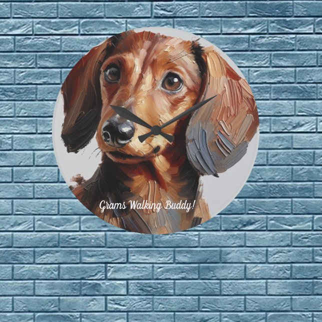 Reloj de pared personalizado Dachshund (Subido por el creador)
